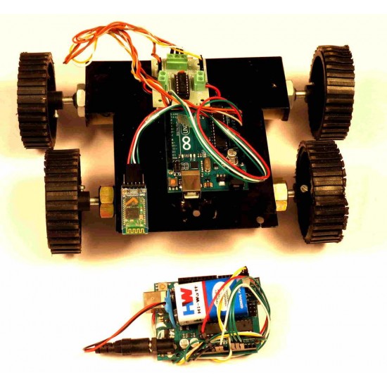 Bluetooth Based ACCELEROMETER Controlled Robot Using Arduino