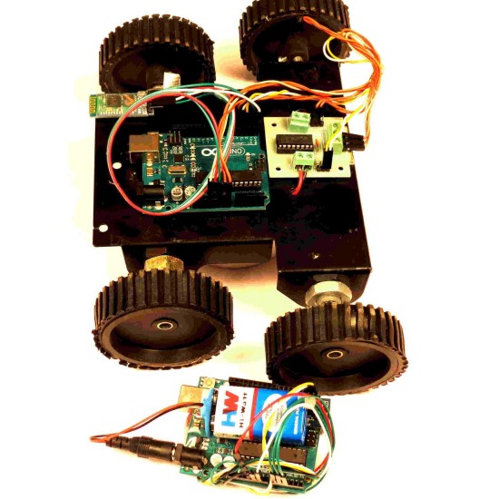 Bluetooth Based ACCELEROMETER Controlled Robot Using Arduino