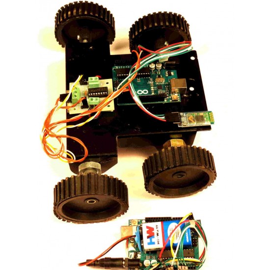 Bluetooth Based ACCELEROMETER Controlled Robot Using Arduino