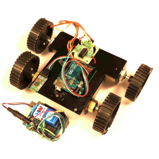 Bluetooth Based ACCELEROMETER Controlled Robot Using Arduino