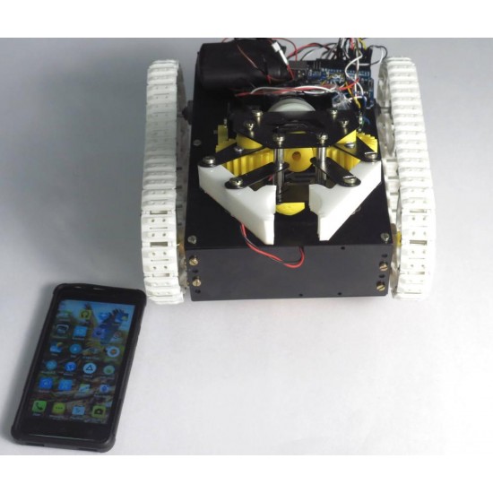 Bluetooth Controlled PICK & PLACE ROBOT -Arduino and Android App based
