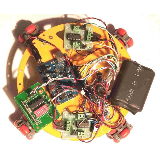 RF Controlled OMNI-DIRECTIONAL ROBOT Using Arduino