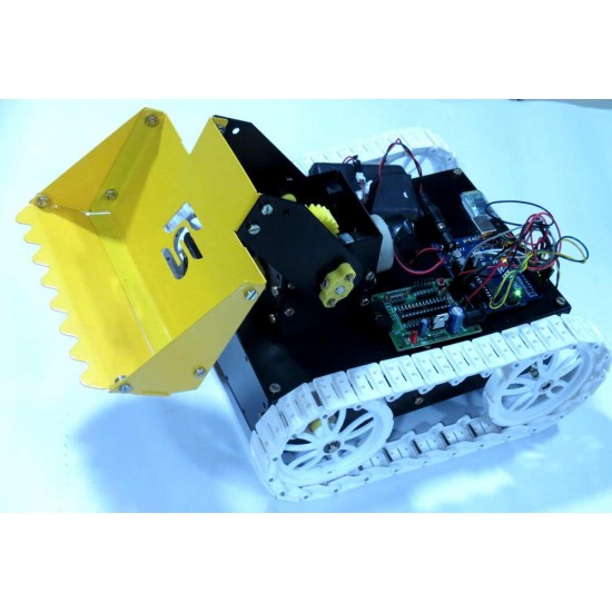 Voice Controlled DUMPSTER ROBOT-Arduino and Bluetooth Based