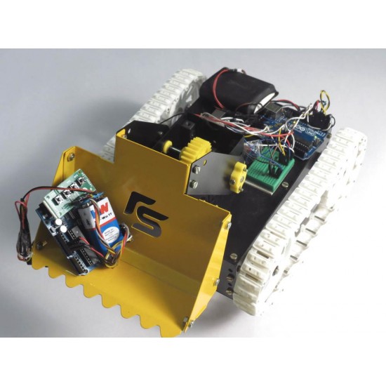 ZigBee Controlled Dumpster Robot-Arduino Based