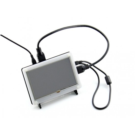 5 inch Touch Screen LCD for Raspberry Pi with Bicolor Case