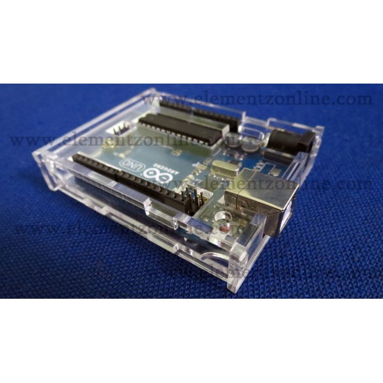 Arduino UNO R3 DIY Transparent Clear Case / Enclosure
