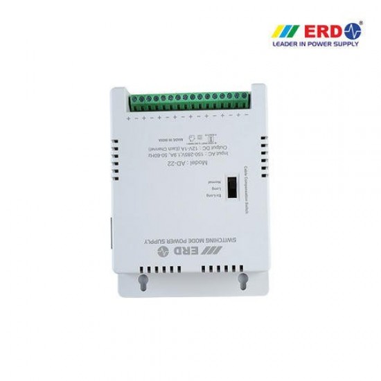 ERD AD-22 8 Channel Power Supply for CCTV Cameras