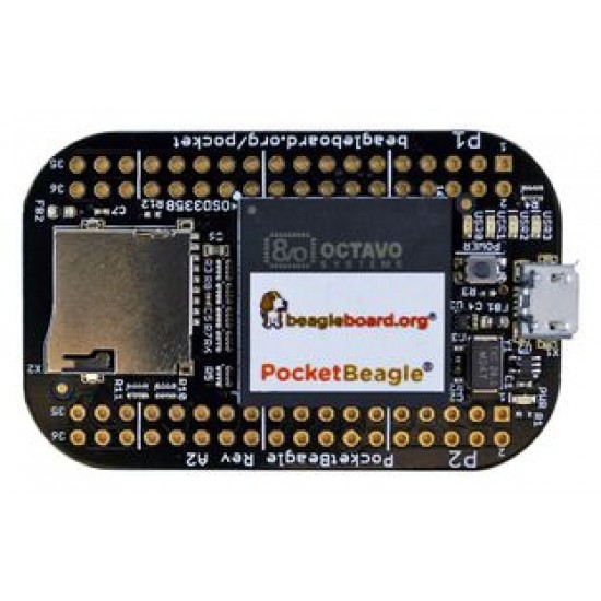 BB-POCKET -  Single Board Computer, Pocket Beagle, OSD3358 SoC, Extremely Compact Size, 72 Expansion Pins