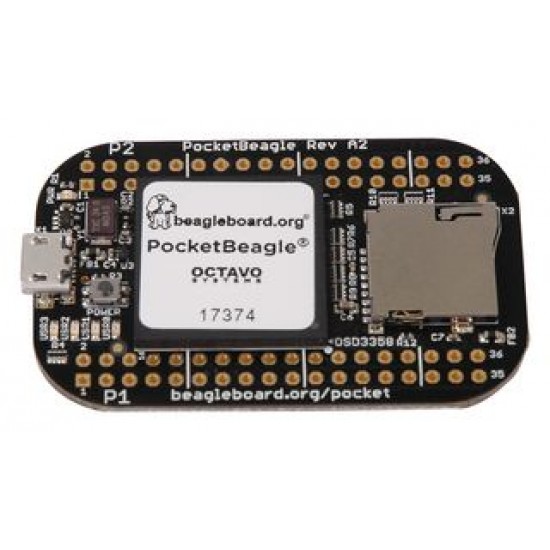 BB-POCKET -  Single Board Computer, Pocket Beagle, OSD3358 SoC, Extremely Compact Size, 72 Expansion Pins