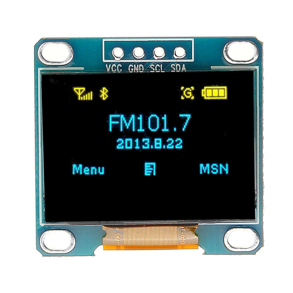 0.96" I2c IIC Serial Oled LCD LED Module 128X64 for Arduino Display Raspberry UX 