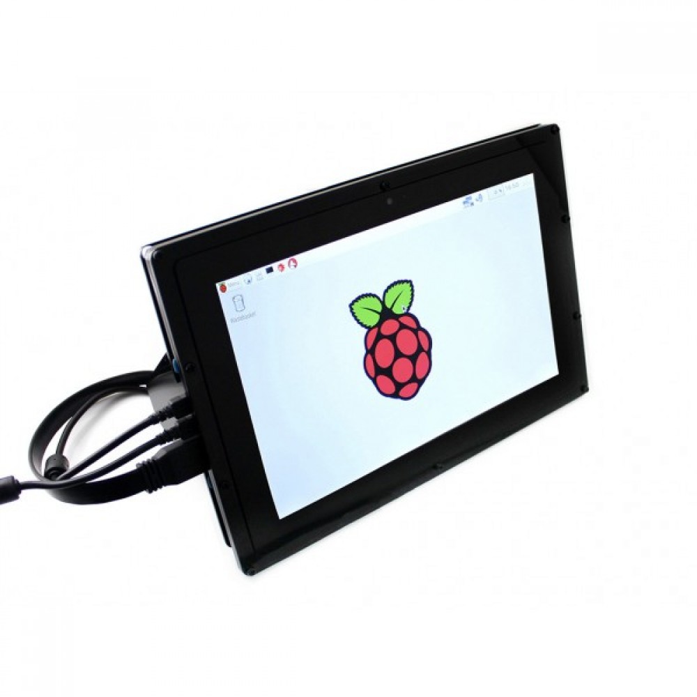 Waveshare 10.1 inch HDMI LCD (B) Capacitive Touch Screen Display Shield  Panel for Raspberry Pi BBB PC (with Case)