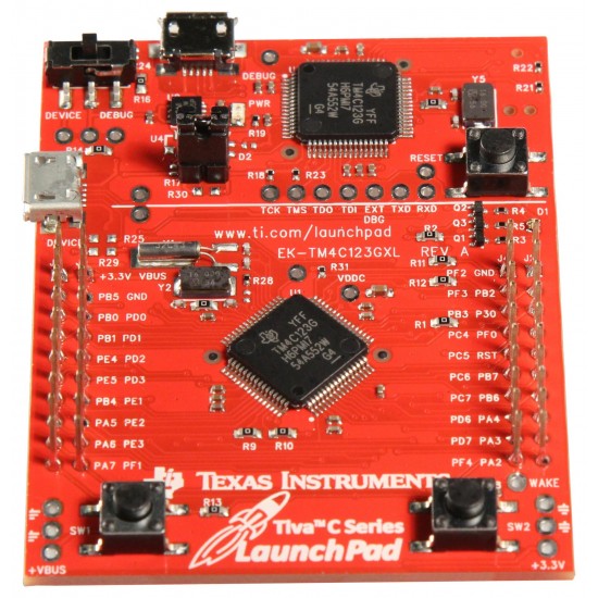 EK-TM4C123GXL -  Evaluation Board, Tiva C Series LaunchPad, ARM Cortex-M4F MCU s, On Board Emulation