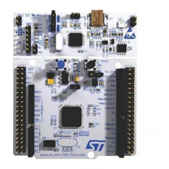 NUCLEO-F030R8 Development Board, STM32 Nucleo-64, STM32F030R8T6 MCU, Arduino and ST Morpho Connectivity