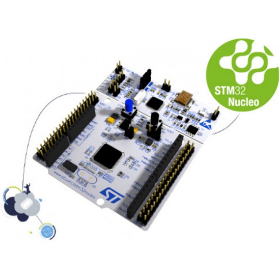 NUCLEO-F030R8 Development Board, STM32 Nucleo-64, STM32F030R8T6 MCU, Arduino and ST Morpho Connectivity
