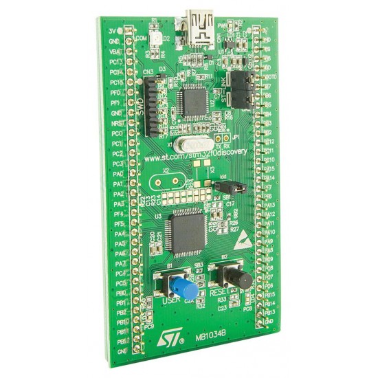 STM32F0DISCOVERY -  Evaluation Kit, STM32F0 MCU, On-Board ST-LINK/V2 Debugger/Programmer, Standalone Functionality