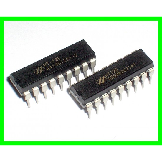 HT12E & HT12D ENCODER DECODER IC