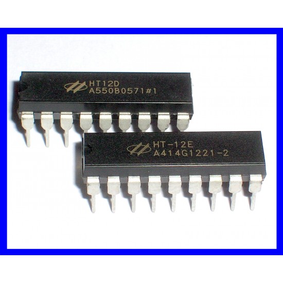 HT12E & HT12D ENCODER DECODER IC