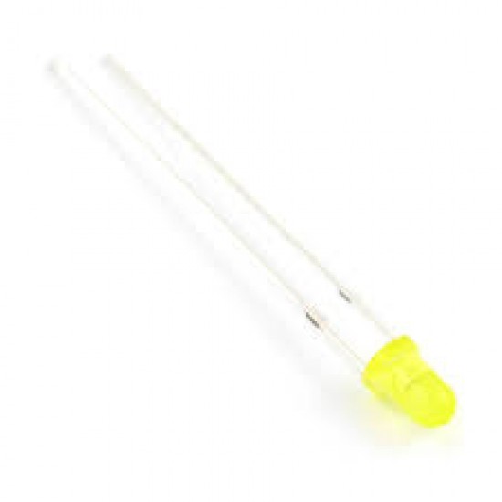 LED Yellow Colour - 3mm Diffused