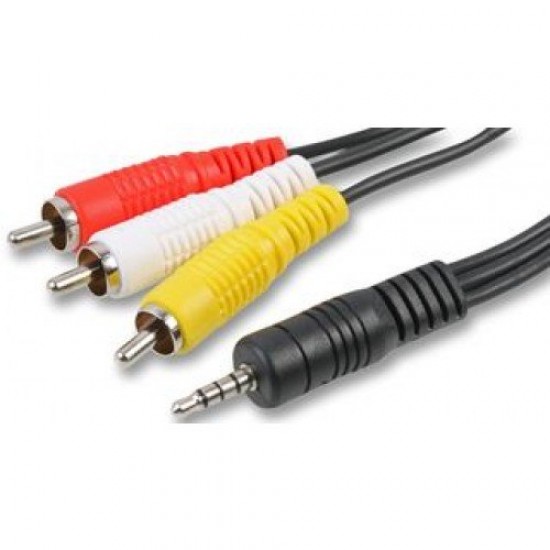 3.5mm to 3 RCA AV Cable for Raspberry Pi
