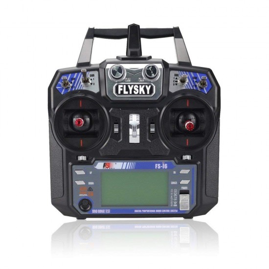 Fly Sky FS I6 2.4 G 6 Ch AFHDS RC Transmitter with I A6 Receiver Left Hand