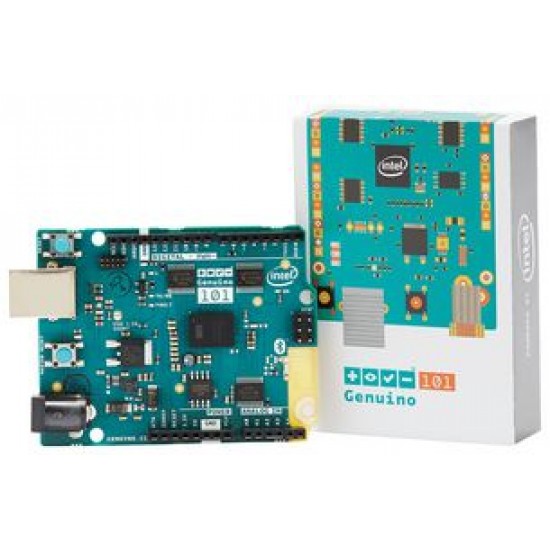 Intel Curie MCU Development Board, Bluetooth LE Capabilities, 6-Axis Accelerometer/Gyroscope-Genuino 101