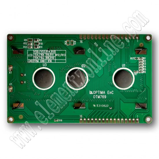 LCD Display  20x4  with Blue/Green Backlight