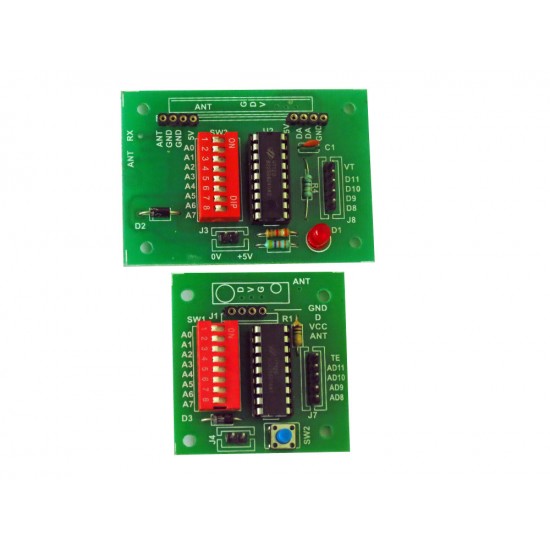 RF BOARD ENCODER AND DECODER with HT12D & HT12E IC