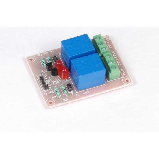 TWO CHANNEL 2CH 12V RELAY BOARD CONTROLLABLE with 3.3V & 5V for Raspberry Pi Arduino AVR PIC 8051