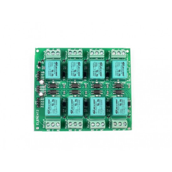 8-Channel Relay Board with Optocoupler