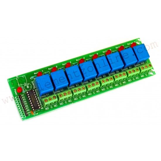 EIGHT CHANNEL 8CH ULN2803 BASED 12V RELAY BOARD