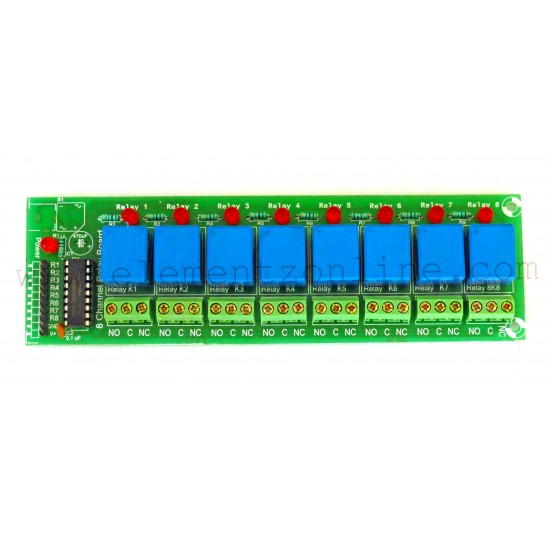 EIGHT CHANNEL 8CH ULN2803 BASED 12V RELAY BOARD