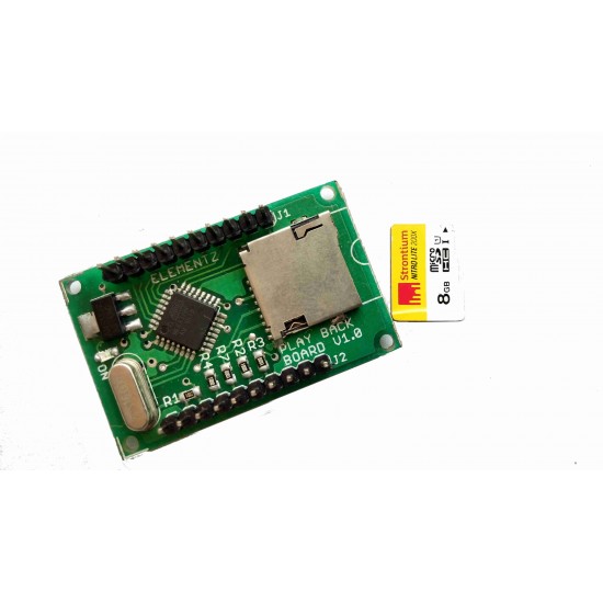 Embedded MP3 Sound Module 3.3V Serial or Standalone microSD 
