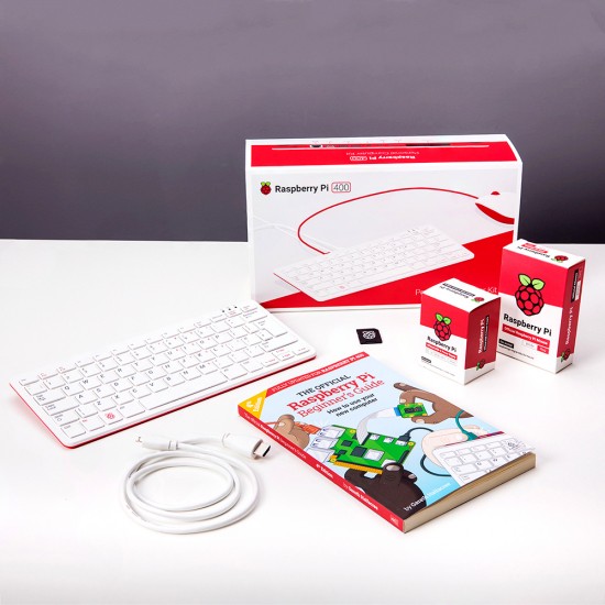 Raspberry Pi 400 Personal Keyboard Computer Full Official Kit - US Layout