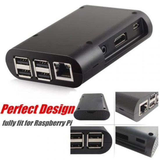 Raspberry Pi XBMC ABS Case for RPi 3 / 2 / B+ (Black / White)