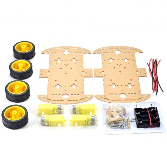 4WD Four Wheel Drive Smart Robot Car Chassis DIY kit