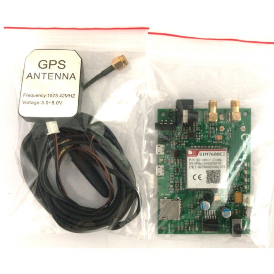 SIM7600EI 4G/3G/2G GSM MODEM MODULE WITH  SMA ANTENNA (TTL AND USB)