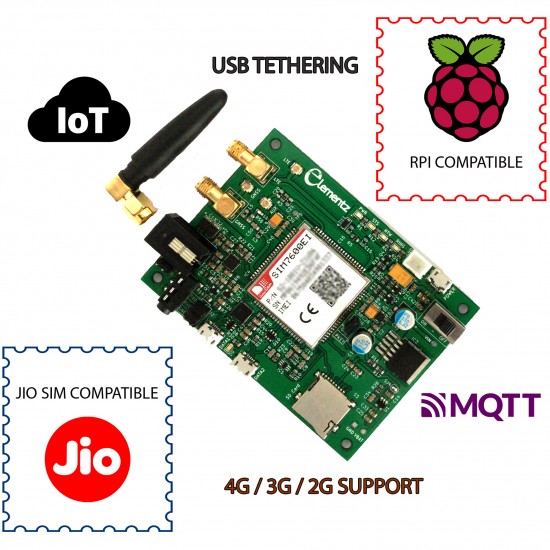 Træde tilbage redaktionelle nåde Buy SIM7600EI 4G/3G/2G GSM MODEM MODULE WITH SMA ANTENNA ...