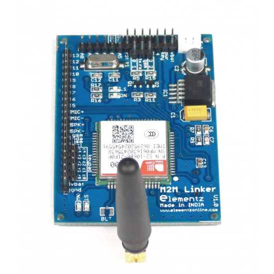 M2M Linker Arduino Compatible ATMEGA328 & SIM800 based GSM GPRS module board with CALL SMS GPRS facility