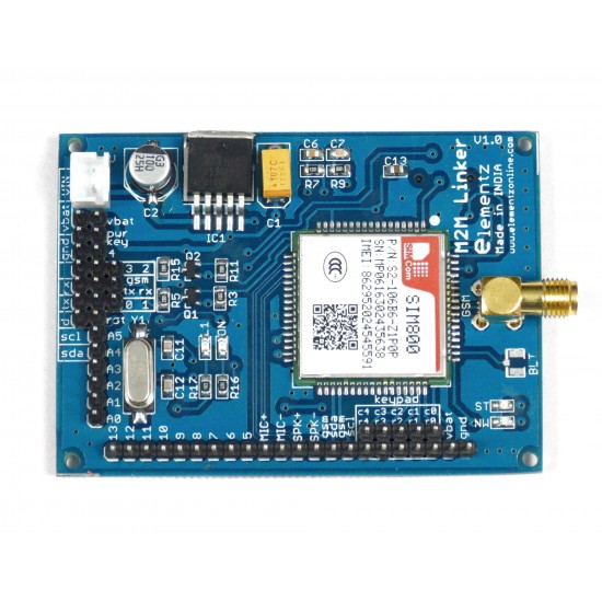 M2M Linker Arduino Compatible ATMEGA328 & SIM800 based GSM GPRS module board with CALL SMS GPRS facility