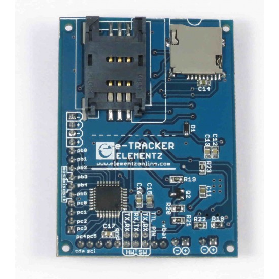 e-Tracker Arduino Compatible ATMEGA328 & SIM808 based GSM GNSS GPS tracking module board with CALL SMS GPRS facility