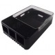 CBPIHAT-BLK -  Dev Board Enclosure, Raspberry Pi B+, Pi 2, Pi 3, Hat PCB s, Black / Transparent