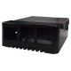 CBPIHAT-BLK -  Dev Board Enclosure, Raspberry Pi B+, Pi 2, Pi 3, Hat PCB s, Black / Transparent