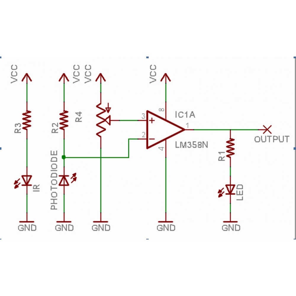 Buy IR INFRARED PROXIMITY / OBSTACLE SENSOR MODULE : ElementzOnline ...