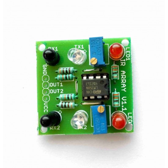 TWO CHANNEL IR INFRARED PROXIMITY / OBSTACLE SENSOR MODULE