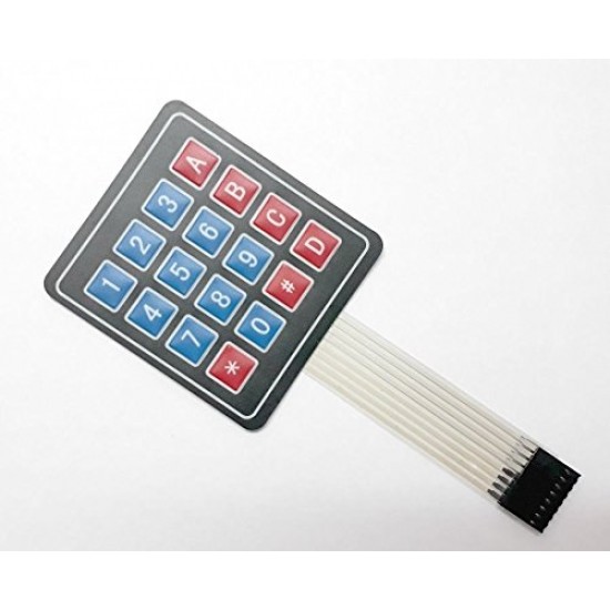 4x4 Matrix Keypad Membrane Switch- Arduino, ARM and other MCU