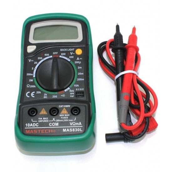 MASTECH MAS830L Digital Multimeter with 6 months warranty MASTECH MAS830L Digital Multimeter with 6 months warranty