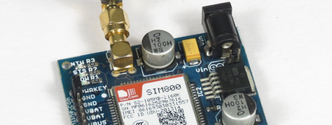 SIM800 TTL UART GSM MODEM - INTERFACING WITH PC