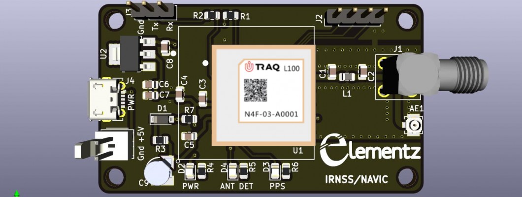 Introducing  UTRAQ L100: IRNSS NavIC GPS module
