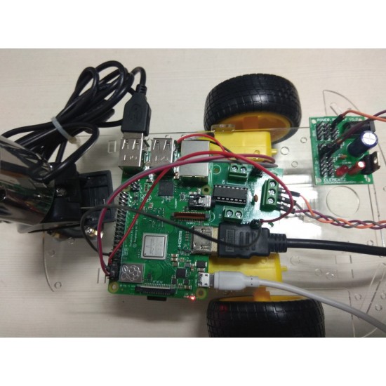 Object Tracker and Follower Robot on Raspberry Pi using Opencv