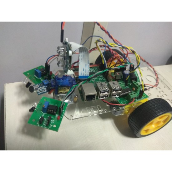 Night Vision Security Patrolling Robot based on Opencv